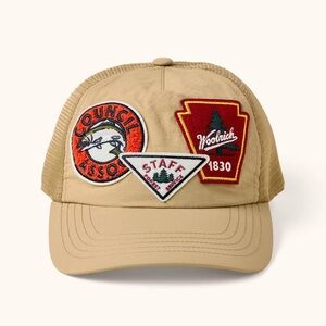 Woolrich x Target Adult Patchwork Baseball Hat Khaki